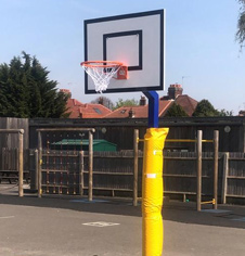 Outdoor Basketball Goal Installation Outdoor Basketball Goal Installation
