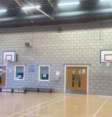 Indoor Installation Gym Basketball Goals Indoor Installation Gym Basketball Goals