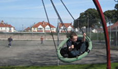 Hanging Bucket Playground Swing