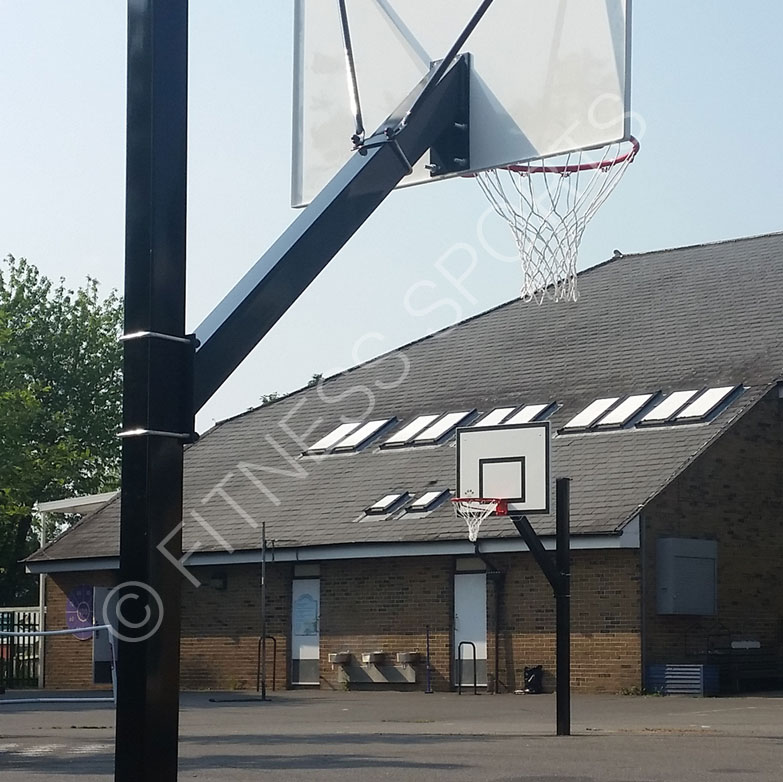 Outdoor School Basketball Court