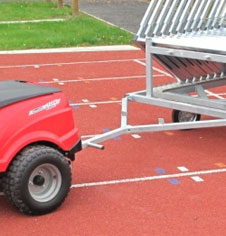 Athletic and running track equipment