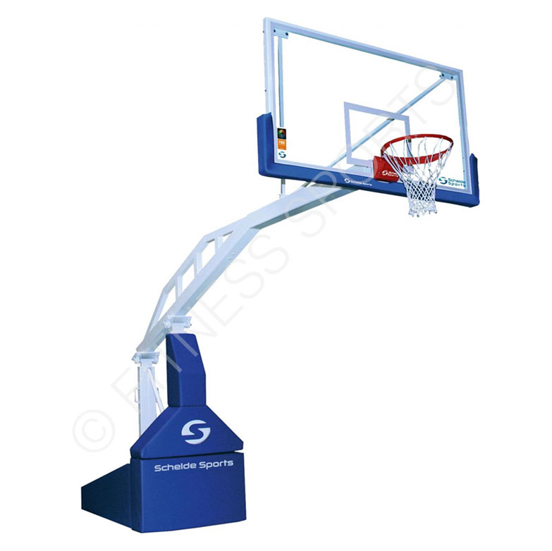 The LED Scoring Indoor Basketball Hoop - Hammacher Schlemmer