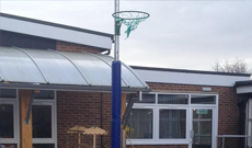 Playground Schools Netball Goals Installation
