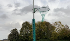 Outdoor Netball Goal Post Installation