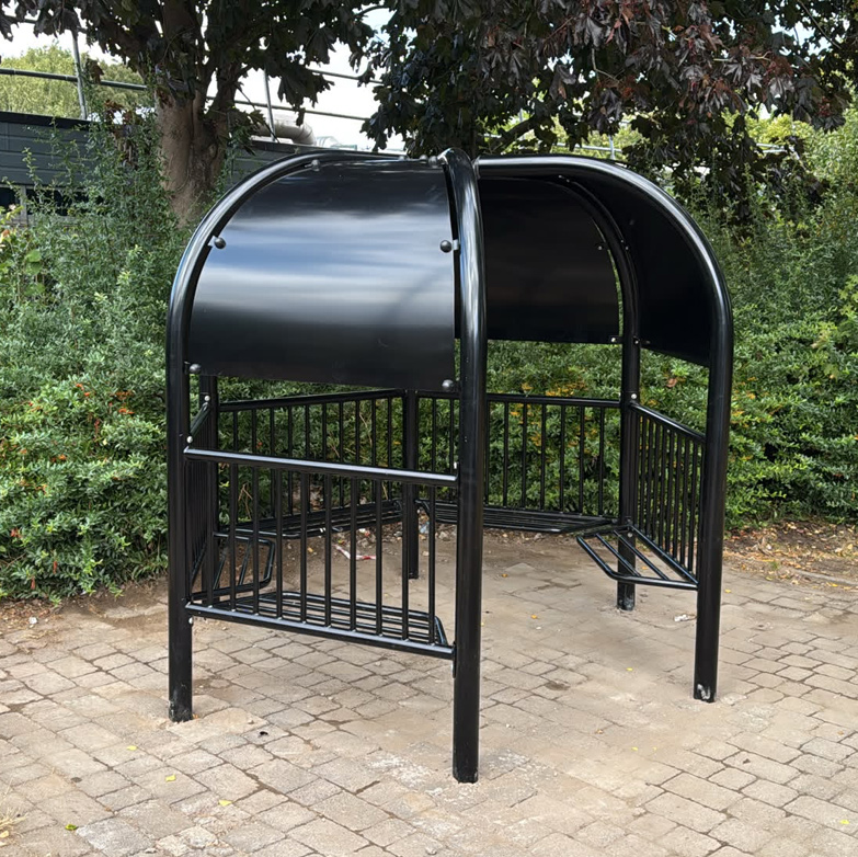 Outdoor Park Weather Shelter Installation Outdoor Park Weather Shelter Installation