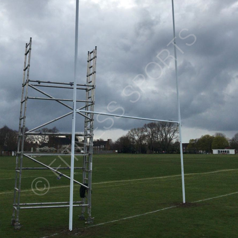 10m Rugby Posts Installation