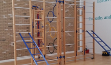 Quwatol Islam Junior School Wooden Wall Mounted Climbing & Activity PE Frames