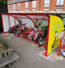 Steel Floor Mounted Cycle Stands