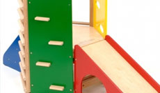 Folding PE activity junior climbing frame.