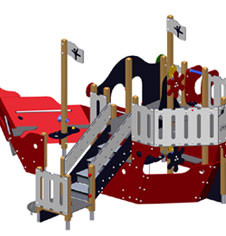 Play house playground area