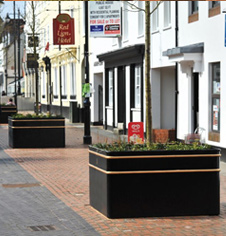 Public Display planter Display planter