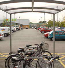 Steel Bicycle Rack Storage Shelter