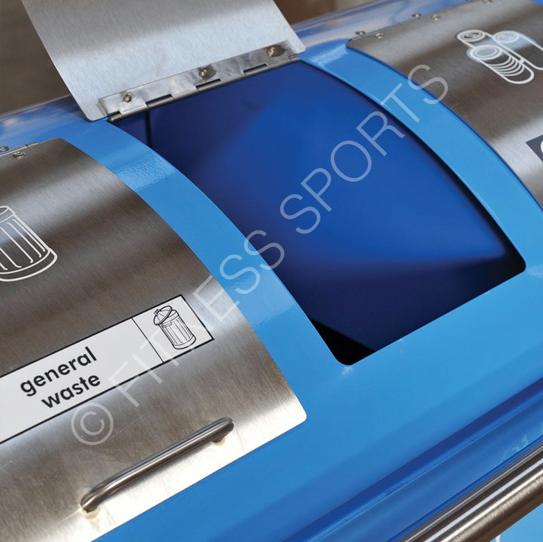 Branded Outdoor Recycling Bins & Recycling Areas | Fitness Sports