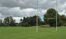 Brooksby College Rugby Goalposts Installation