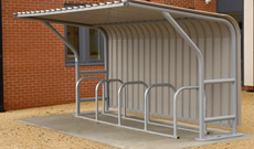 Steel Multi Bicycle Shed