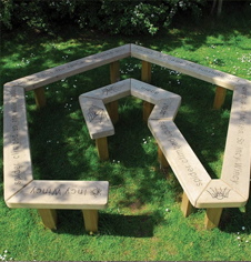 Outdoor Playground Group Seating Benches Outdoor Playground Group Seating Benches