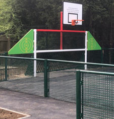 Steel anti vandal playground sports