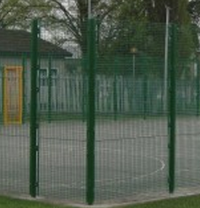 Steel anti vandal playground sports