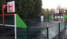 Multi use games area MUGA installation