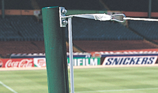 Stadium socketed goal net support post FBL-539.