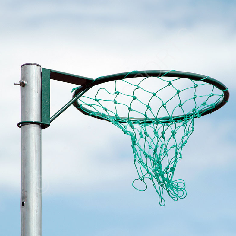 Netball Goal Ring Net Blue Sky Clouds Positive Quote Stock Photo by  ©mudpaws08@gmail.com 213899922