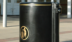 PVC Plastic Waste Litter Bins