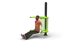 Outdoor Exercise Dipping Bench