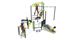 Outdoor Gymnasium Fitness Station