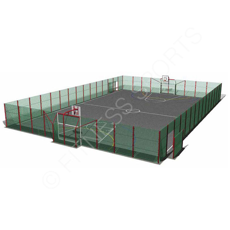 Steel Sports Court MUGA Enclosure