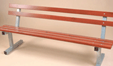 Steel Park Bench