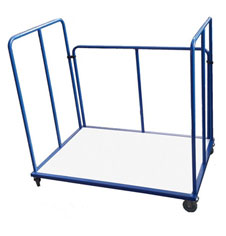 PE mat storage trolley