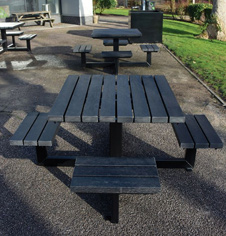 Outdoor Recycled PVC Seating Picnic Table Outdoor Recycled PVC Seating Picnic Table