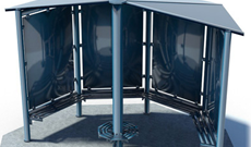 Half Sized Playground Shelter