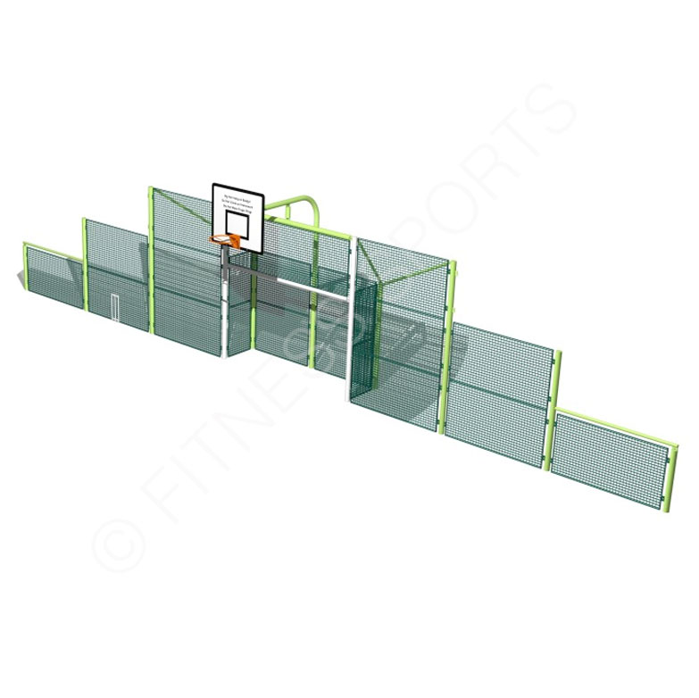 Steel MUGA Rebound Sports Wall