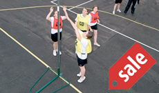 Light portable netball posts