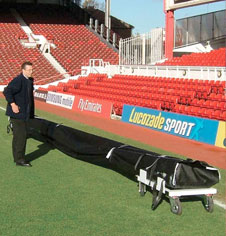 4 x Goalpost Transport Trolleys