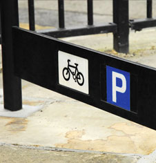 Public Steel Mounted Cycle Stands