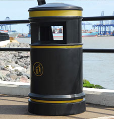 Heavy Duty PVC Towns Litter Bin