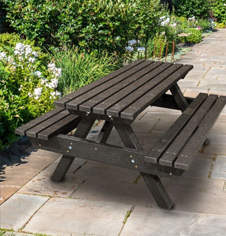 Recycled PVC Outdoor Picnic Table Recycled PVC Outdoor Picnic Table