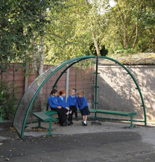 Double Upton Playground Rain Shelter