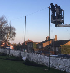 Cricket Boundary Netting System