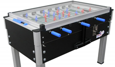 Roberto Export Pro indoor coin operated table football.