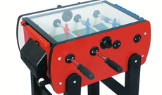 Roberto Roby Colour indoor junior glass top table football.