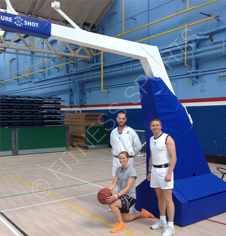 Installation of basketbal goals