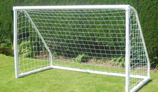 Single multi sized PVC pop up freestanding goals.