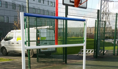 School muga goals installation