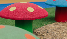 Mushroom Top Seating Stools