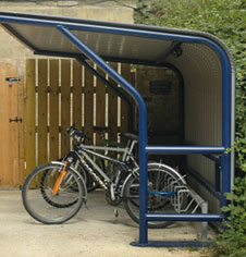 Secure Mesh Steel Cycle Shelter