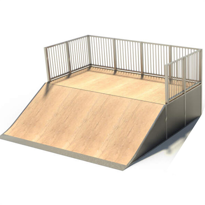 Outdoor Playground Quadruple Skate Board Park Ramp Outdoor Playground Quadruple Skate Board Park Ramp