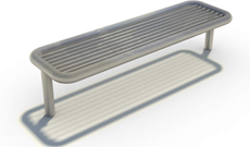 Outdoor Playground Skate Park Steel Grind Bench